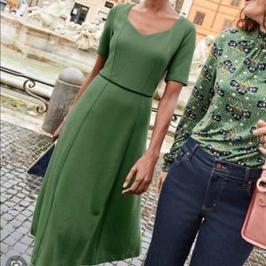 Boden Hadley Ottoman 8L green midi dress